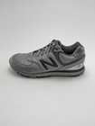 Mens New Balance 574 Waterproof Gray Leather Spikeless Golf Shoes Nbg574 Size 10