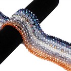 Natural Glass Crystal Beads Faceted Round Loose Beads 4mm-8mm Diy Jewelry Making