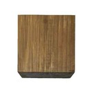 Teak Burmese Bowl Blank 8x 8x 3- Turning Wood Blank Carving- Free Us Shipping