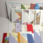 Large Mixed Lot Unused Greeting Cards With Envelopes Vintage Birthday Thank You