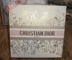 Large Christian Dior Limited Edition Gift Box   Ribbon Purple Gold Box Only Vg