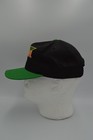 Vintage Unisex Black Green Snapback Cap Bud Bowl Vi Embroidered Logo Adjustable