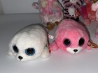 Ty Beanie Boo Lot Icy Pierre Nina Leeann Corky Kiwi Zoey Gilda Twiggy Ollie  