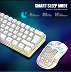 Mini Gaming Keyboard And Mouse Combo  Lightweight  Ultra-compact 61 Keys gift