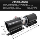 Fireplace Blower Fan Kit For Regency Fireplace 910-157 p  Blower Motor Fan Fo   