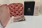 Calista Volumizing Self Grip Rollers 18 Curlers Clips Case Short Pixie New W box