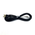Ac Power Cord Standard Pc Computer Monitor Desktop Cable 6ft 3 Prong Plug