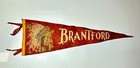 Brantford Ontario Canada Native Chief Vintage Pennant 7 5 X 22 5 