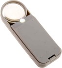 Illuminated Hand Held 7x Led Lighted Aspheric Magnifier With 1 5   Lens D