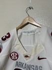 Arkansas Razorbacks Game Worn used Football Jersey Nike 100  Authentic  93 Rare