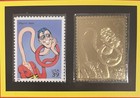 Plastic Man Dc Comics Cover Usps Stamp   22k Gold Replica Stamp Rare Collectible