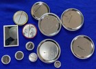Lot-vtg  13  Beatles Button pinback mirror Nems yellow Submarine help Tickets