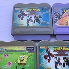 Lot Of 8 Untested Vtech Games Spiderman Superman Scooby Doo Bob Builder Smile