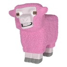 2025 New Cinemark Minecraft Movie Pink Sheep   Pink Popcorn Bucket Combo Set
