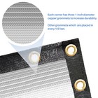 10  Privacy Screen Fence Heavy Duty Graystripe Shade Net Cover Wall Garden Yard