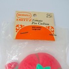 Nos Vintage Dritz Large Tomato Pin Cushion With Strawberry Emery 3  Japan New