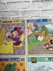 Lot Of 6 Vtg Golden Disney Childrens Frame Tray Puzzles 101 Dalmatians  Mickey  