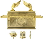 Ark Of The Covenant Replica Gold Plated With Rod Of Aaron Manna Ten Commandments