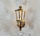 Dollhouse Coach Lamp Gold Metal Large Wand Battery Operated 1 12 Scale Miniature