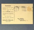 Firestone Rppc Yandow Tire   Battery Co Burlington Vt Vintage Postcard 1928