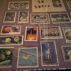 20 Space Themed Worldwide Postal Stamps Collection Multi-country Used