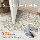 8x10 Area Rug Beige Washable Vintage Distressed Living Room Carpet Large Bedr   