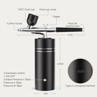 Airbrush Kit With Compressor 30psi Portable Airbrush Gun Rechargeable Handheld