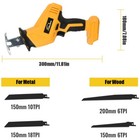Electric Reciprocating Saw W  2 Li-ion Battery Cutting Tools Cordless W battery 