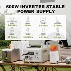 Allpowers R600 600w 299wh Portable Power Station Lifepo4   Optional Solar Panel