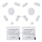 2 Sets White Rounded Curved Edges Mouse Feet Skates For Logitech G304 G305 Mouse