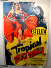 Orig  Release Poster 1952 Tropical Heatwave Estelita Rodriguez   27x41 Rolled