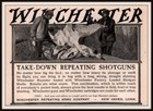 Ad Lot Of 2 Early - 1904 Ads Winchester Pronghorn Geese Hunters Shotgun Rifle