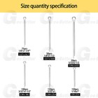 555pc Cotter Pin Assortment Split Pin Fastener Clips Straight Hairpins Holds Pin
