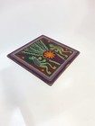 Authentic Huichol Wix  rika Yarn Painting Mexico Folk Art Deer Peyote Nierika 6 