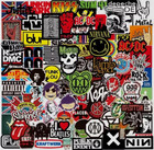 100pcs Rock Band Stickers Lot Punk Music Heavy Metal Bands Sticker Decal