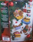 Bucilla Santa s Sweet Shop Felt Christmas Ornaments Kit Candy Oop Very Rare New