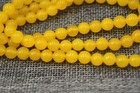 Tibet Buddhist 6mm Brazil Yellow Topaz 108 Prayer Beads Mala Bracelet Necklace P