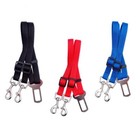 Double Dog Car Seat Belt Twin Travel Clip Pet Adjustable Restraint Harness Le-ad