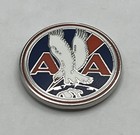 American Airlines Pin   Classic Eagle Aa Logo   Round   Repro Gift   Pilot