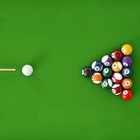 Billiards Pool Table Billiard Ball Standard Size 2-1 4  With Tripod Number Ball