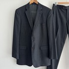 Brooks Brothers Suit Mens 41l Pinstripe Blazer Pants Wool Dapper Gatsby Mob Boss