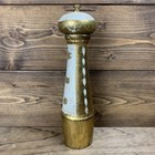 Vintage 10 5    Italian Florentine Gilt Wood Pepper Grinder