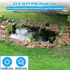 10-33ft 8mil Fish Pond Liner Garden Pool Landscaping Waterproof Us Free Shipping
