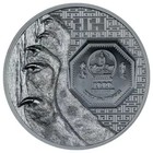2024 Mongolia Snow Leopard Wild Mongolia 2 Oz Silver High Relief Black Proof