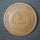 1864 Large Motto   2 Cent  civil War Era Coinage  - Free Shipping  C2685