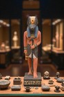 A Rare Egyptian Antiques Of Authentic Pharaonic Statue Of Egyptian God Anubis