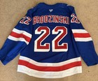 Jonny Brodzinski Game Worn Used 2025-26 New York Rangers Hockey Jersey -fanatics