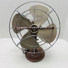 Vintage 1950s Westinghouse Desk Table Fan Model 10 Ld2 10  Brown Beige See Video