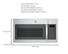 Ge 1 7 Cu  Ft  Over The Range Microwave With Sensor Cooking_jvm6175skss New