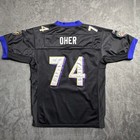 Reebok Baltimore Ravens Michael Oher 74 Nfl Youth Jersey Black Size L 14-16